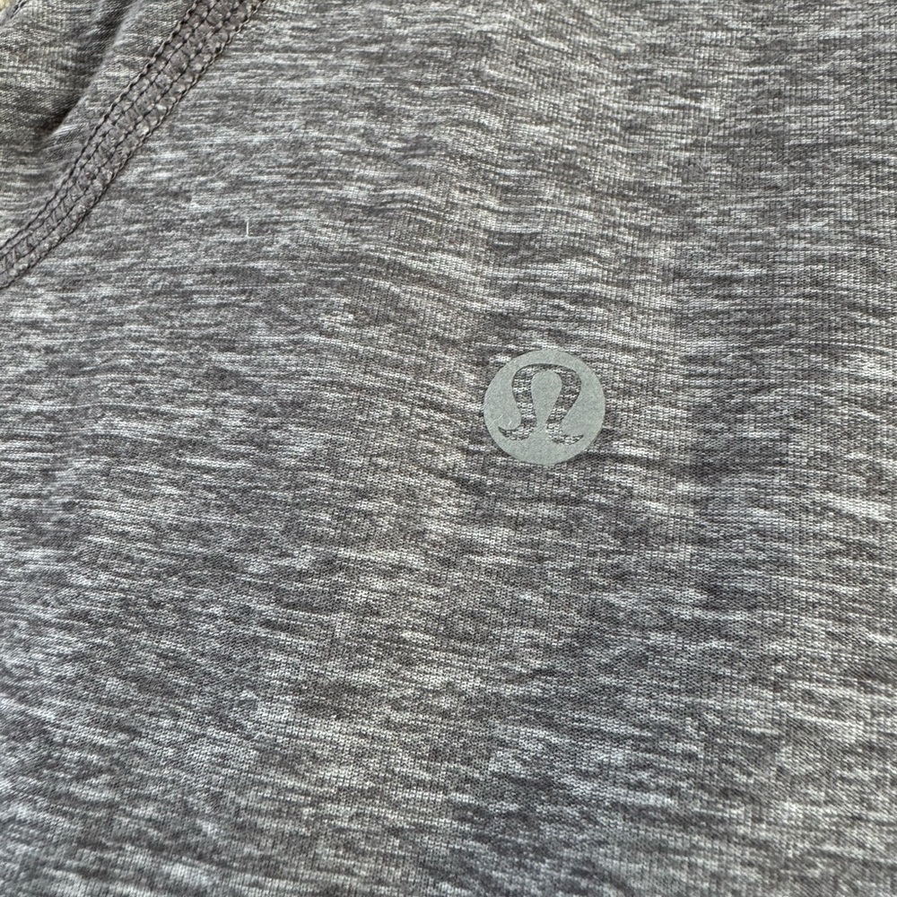 lululemon athletica Heathered Gray Quarter-Zip Sweatshirt - Picture 3 of 4